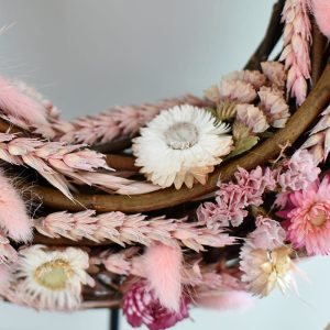 Pakket lente 17 - Wilgen krans met droogbloemen
