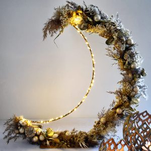 Pakket 24: gouden frame maan met droogmaterialen