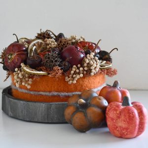 Pakket Herfst 19:  Taartje met herfstdecoratie